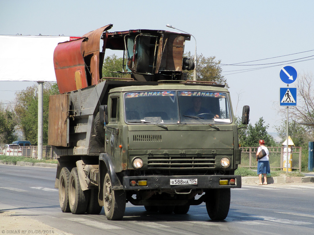 Волгоградская область, № А 588 НА 134 — КамАЗ-55111 [551110]