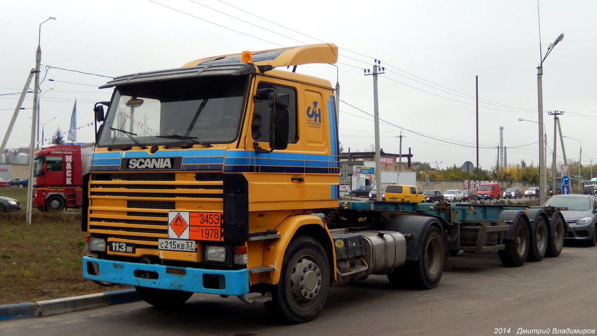 Орловская область, № С 215 КВ 57 — Scania (II) R113M