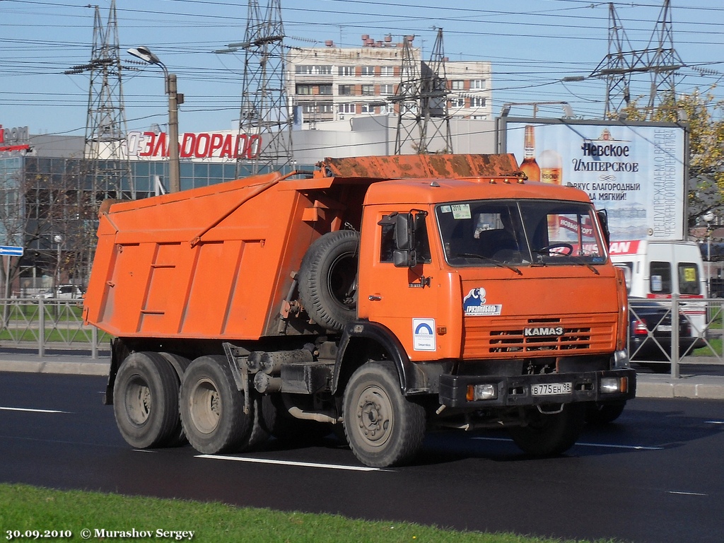 Санкт-Петербург, № В 775 ЕН 98 — КамАЗ-65115 [651150]