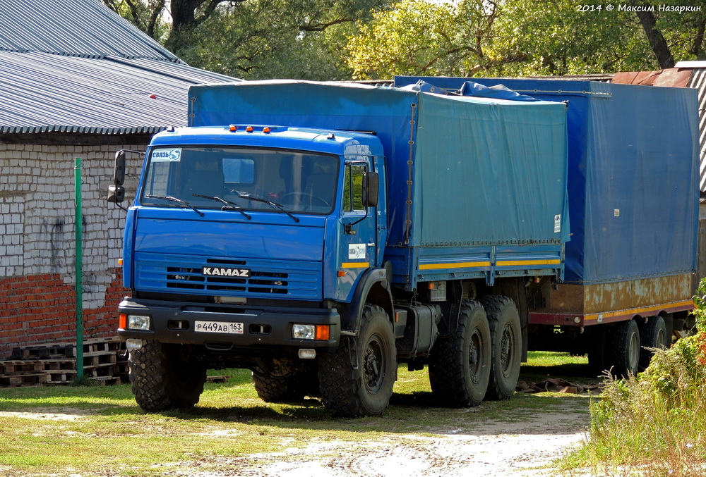 Самарская область, № Р 449 АВ 163 — КамАЗ-43118-10 [43118K]