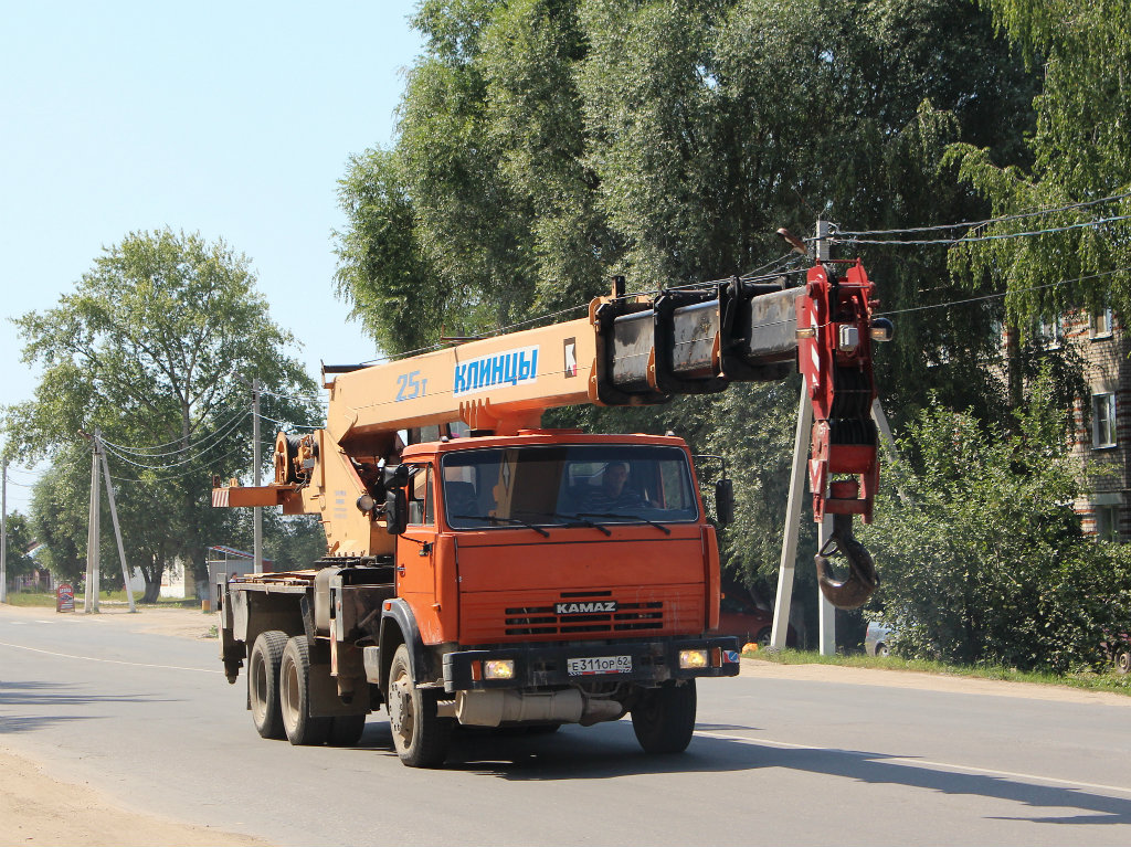 Рязанская область, № Е 311 ОР 62 — КамАЗ-65115-62