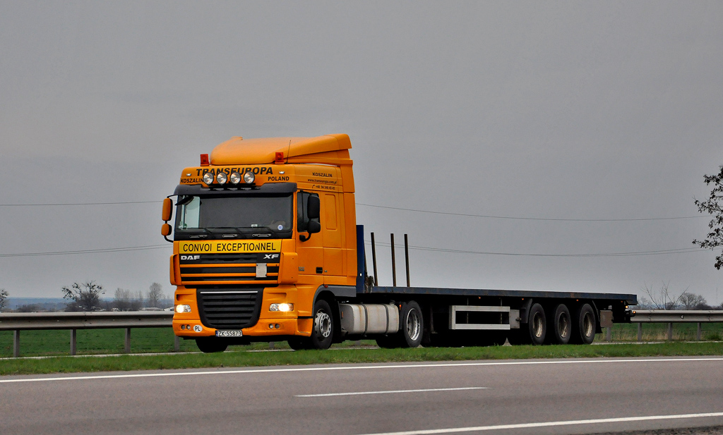 Польша, № ZK 55873 — DAF XF105 FT