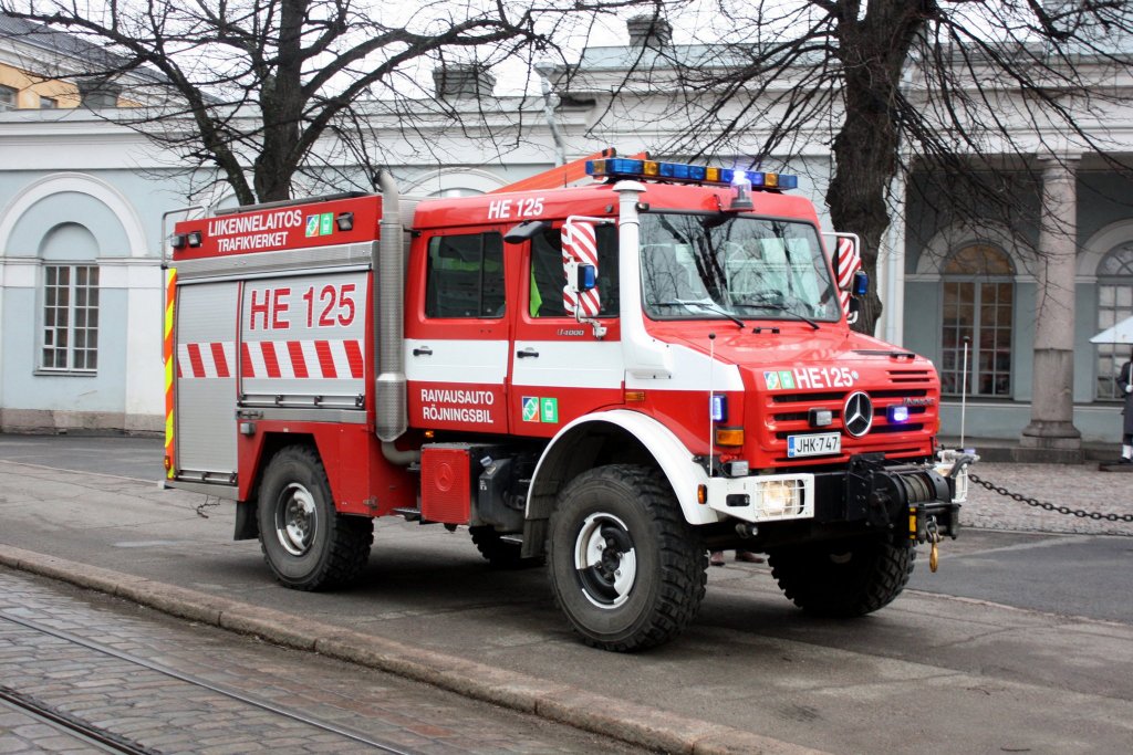 Финляндия, № HE125 — Mercedes-Benz Unimog U4000