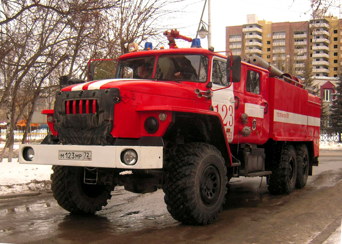 Тюменская область, № М 123 МР 72 — Урал-4320-40