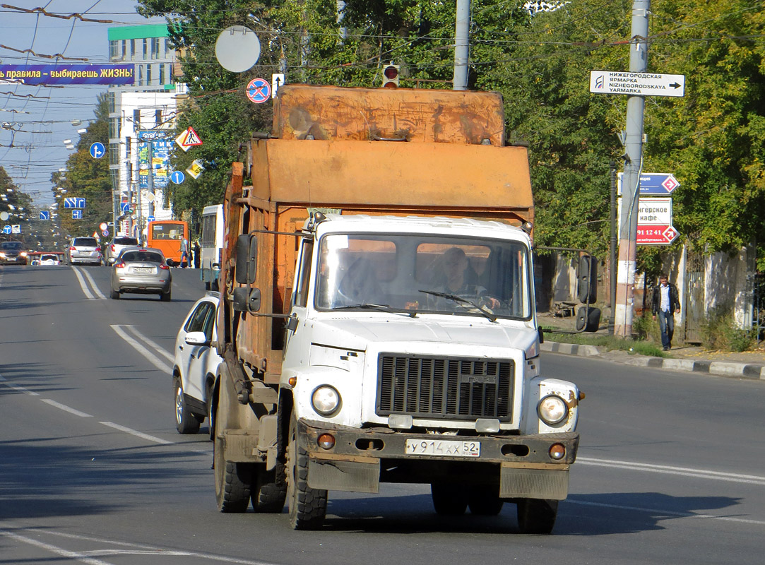 Нижегородская область, № У 914 ХХ 52 — ГАЗ-3309