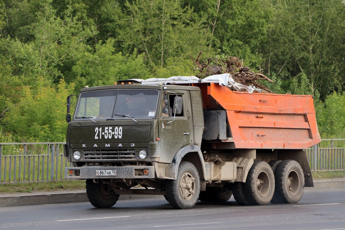 Томская область, № С 867 НВ 70 — КамАЗ-55111 (общая модель)