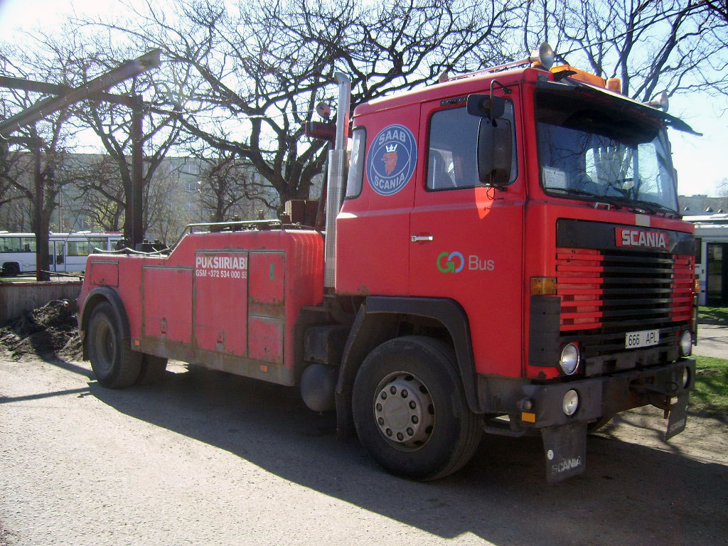 Эстония, № 666 APL — Scania (I) (общая модель)