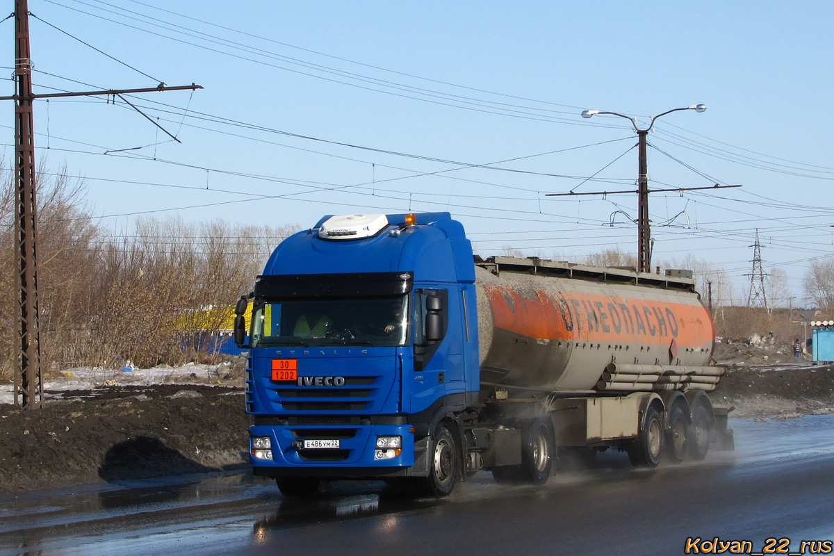 Алтайский край, № Е 486 УМ 22 — IVECO Stralis ('2007) 450