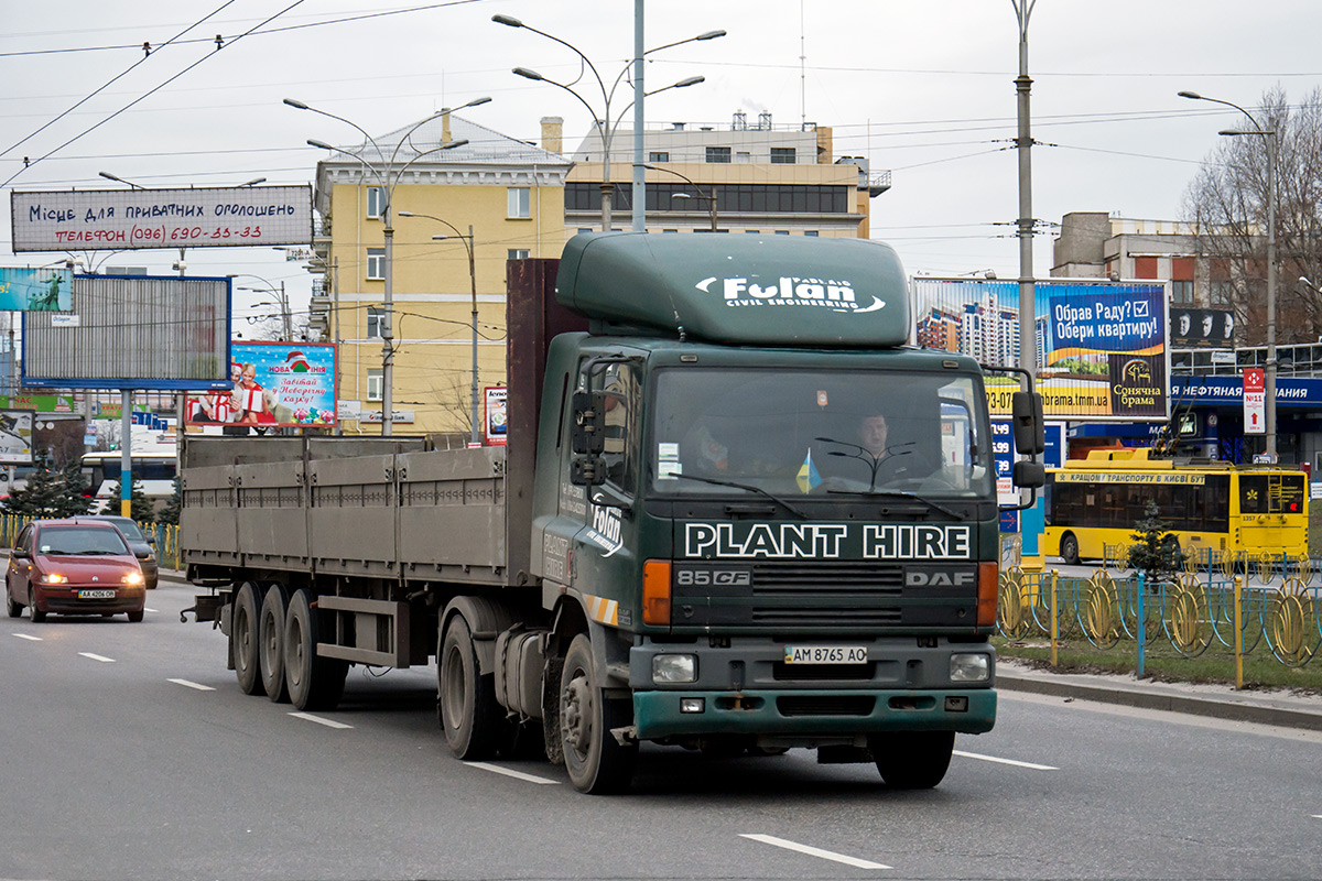 Житомирская область, № АМ 8765 АО — DAF 85 (CF) FT