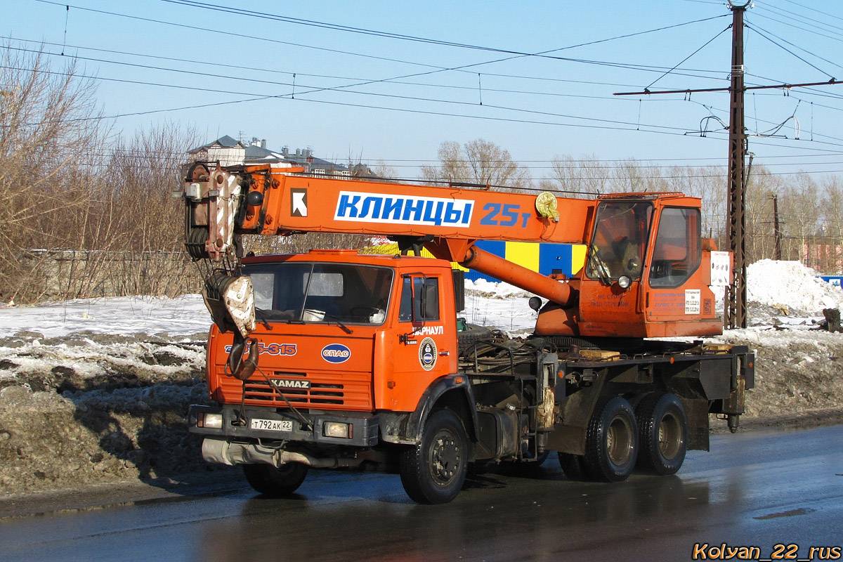 Алтайский край, № Т 792 АК 22 — КамАЗ-55111-15 [55111R]