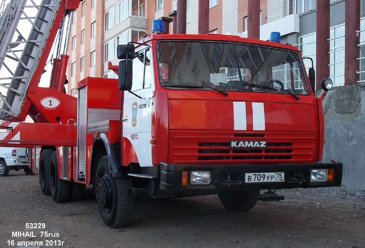 Забайкальский край, № В 709 УР 75 — КамАЗ-53229-15 [53229R]