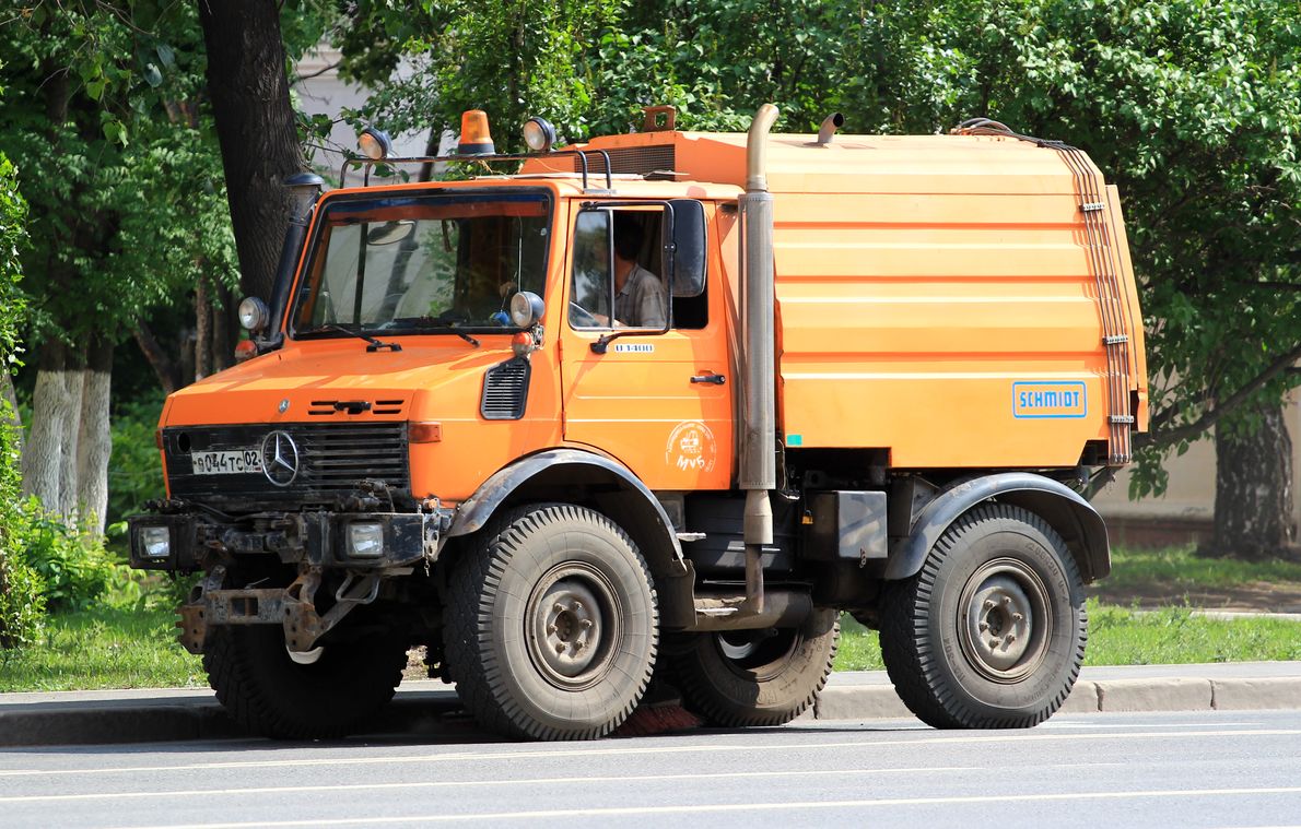 Башкортостан, № В 044 ТС 02 — Mercedes-Benz Unimog U1400