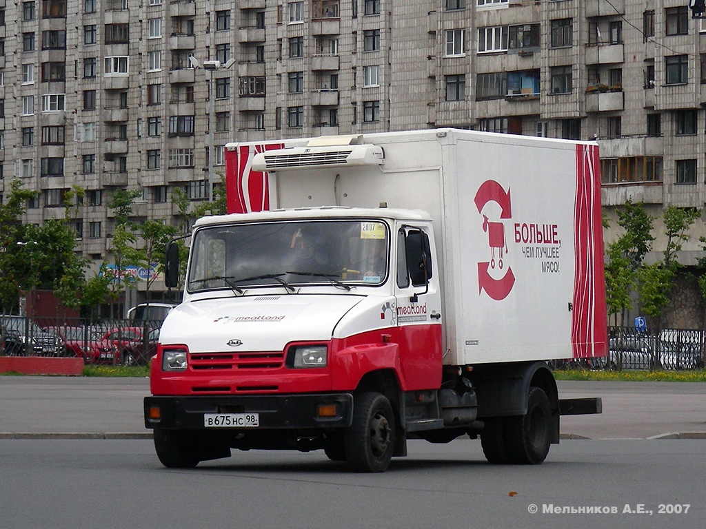 Санкт-Петербург, № В 675 НС 98 — ЗИЛ-5301B2 "Бычок"