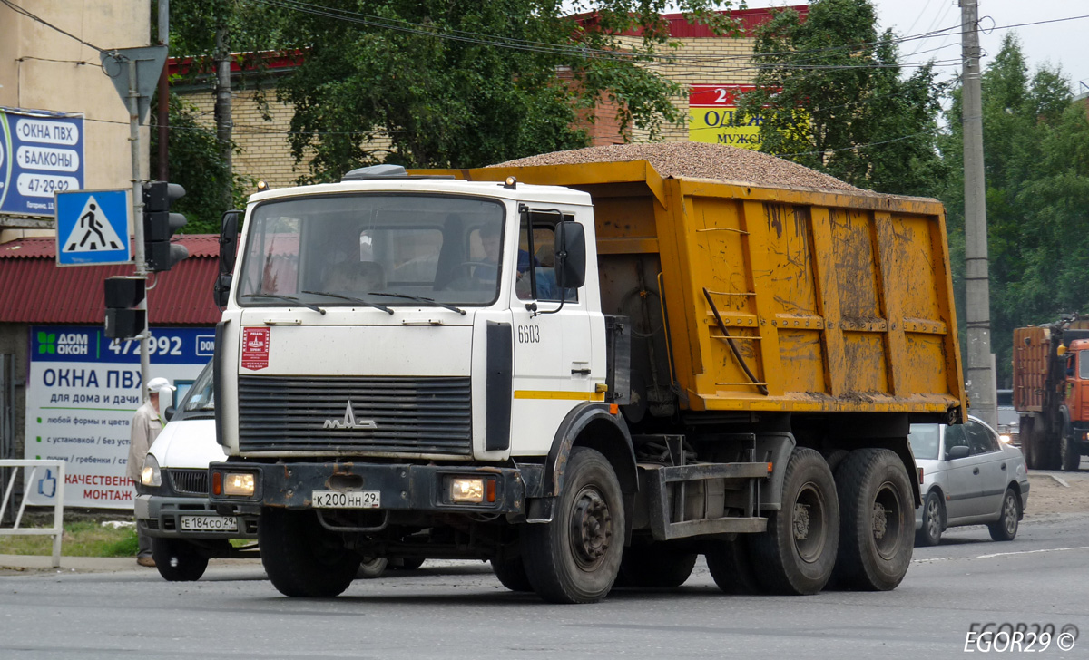 Архангельская область, № 6603 — МАЗ-551605