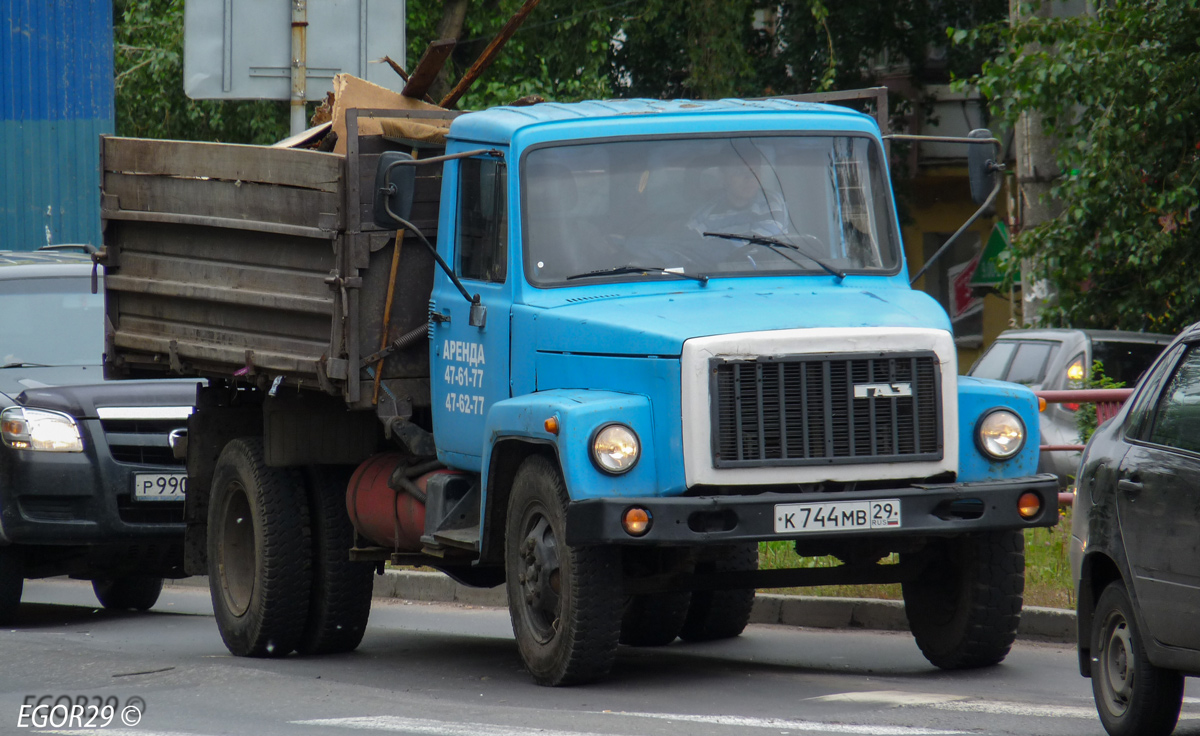 Архангельская область, № К 744 МВ 29 — ГАЗ-33072