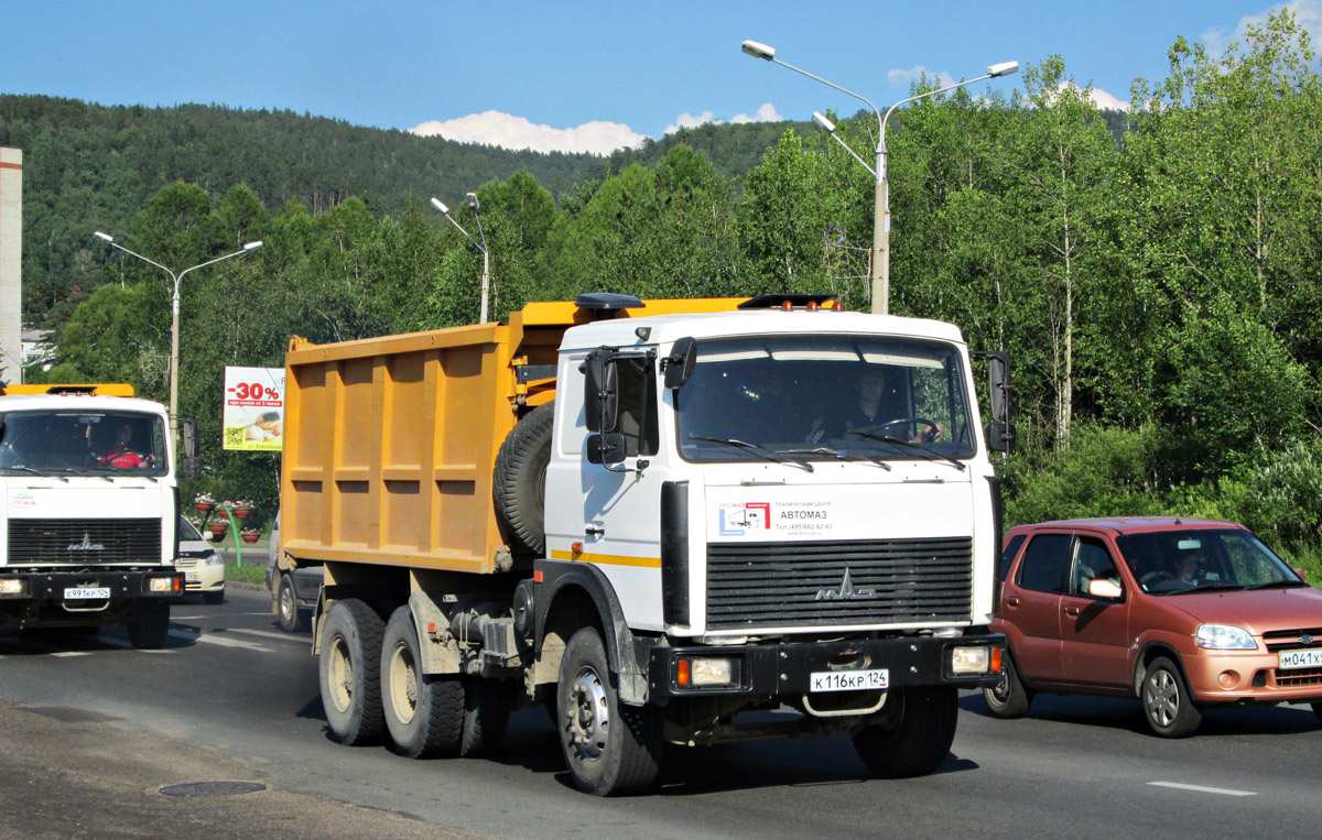 Красноярский край, № К 116 КР 124 — МАЗ-551605