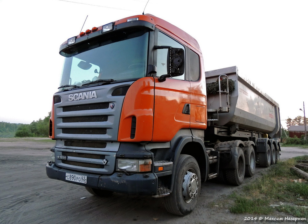 Рязанская область, № С 890 РО 62 — Scania ('2004) R500