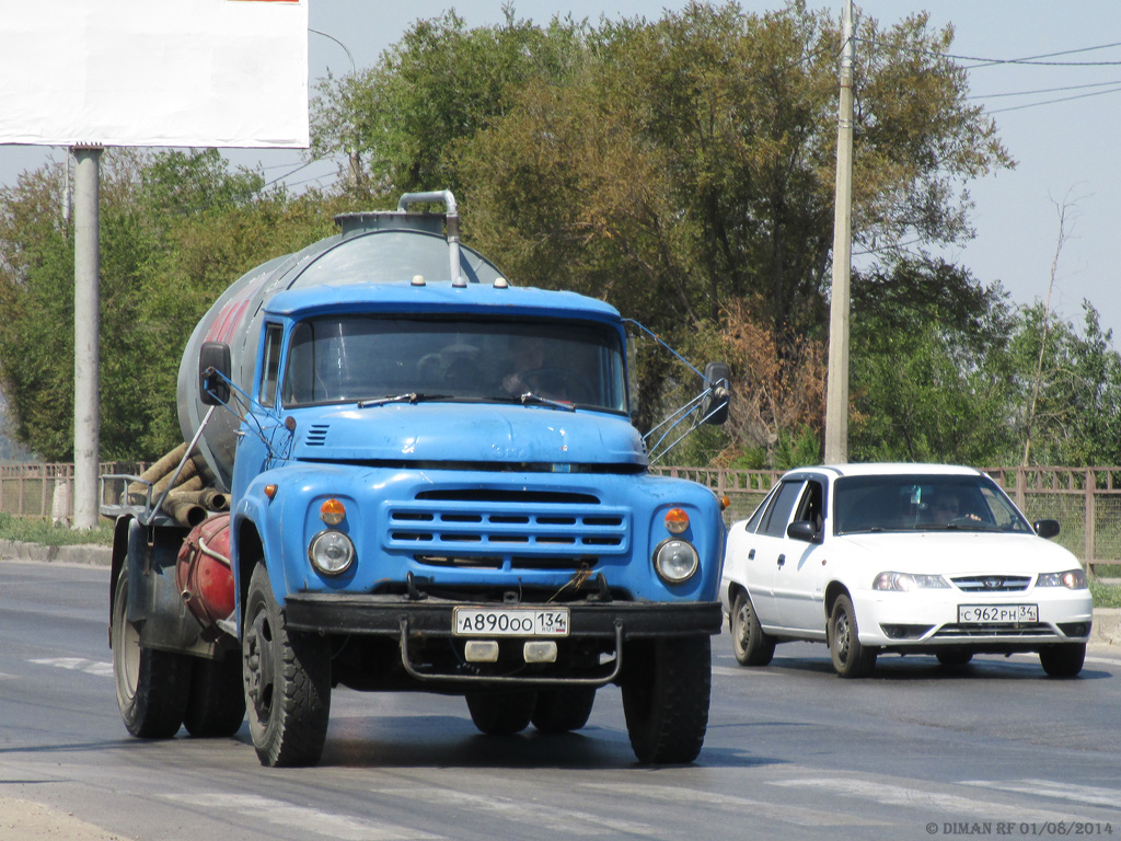 Волгоградская область, № А 890 ОО 134 — ЗИЛ-130 (общая модель)