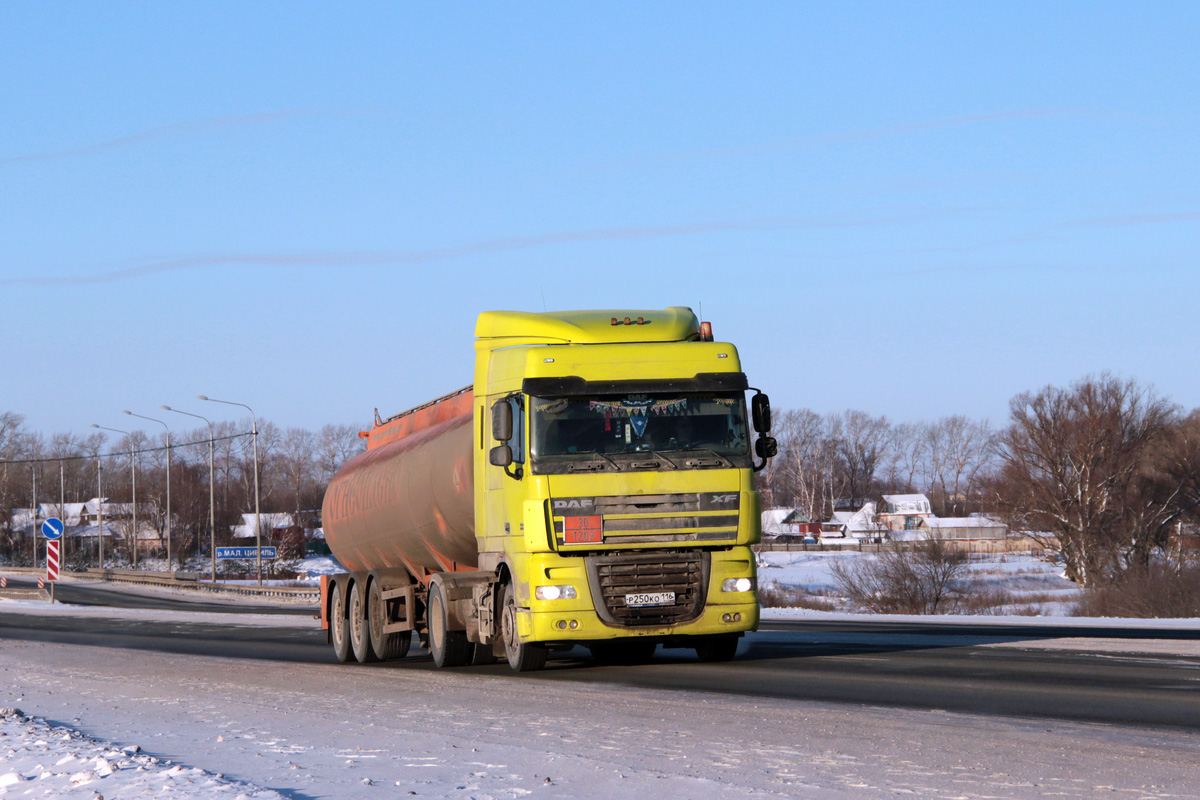 Татарстан, № Р 250 КО 116 — DAF XF105 FT