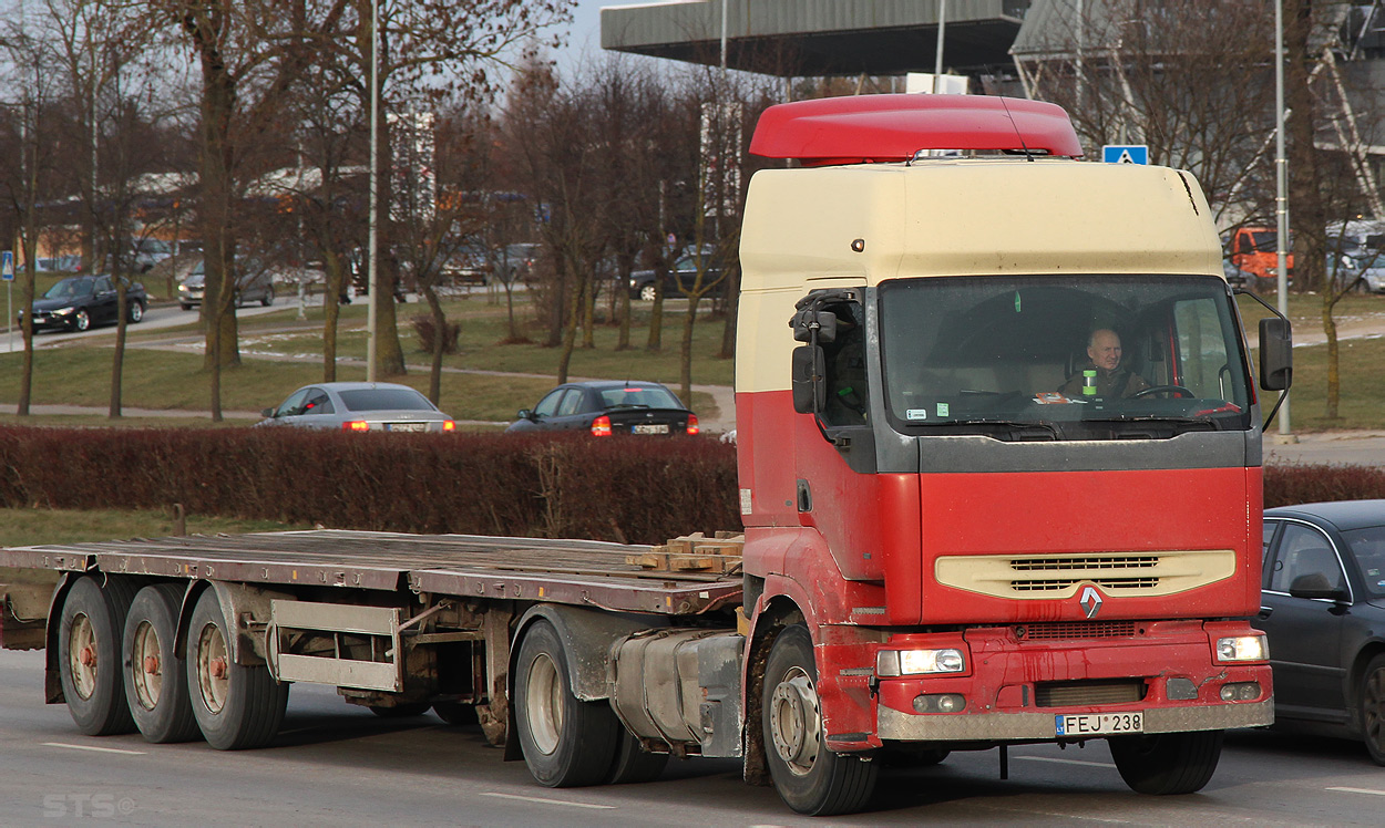 Литва, № FEJ 238 — Renault Premium ('1996)