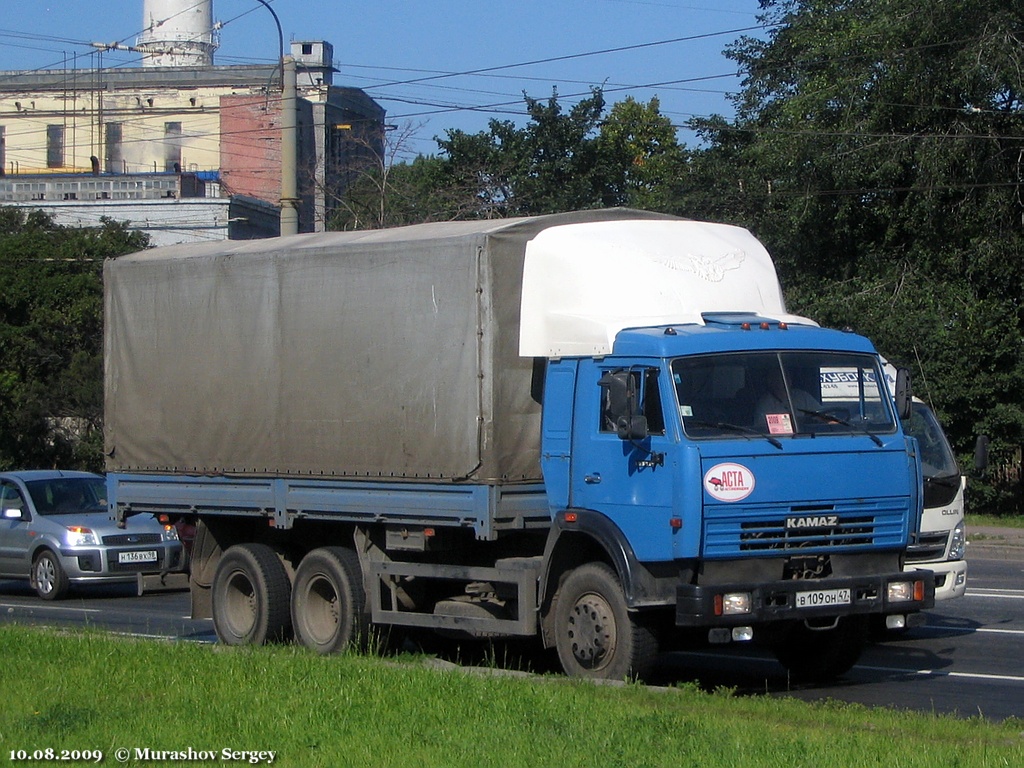 Ленинградская область, № В 109 ОН 47 — КамАЗ-53215-15 [53215R]