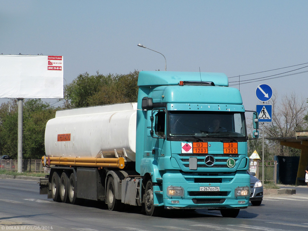 Волгоградская область, № С 267 ЕО 34 — Mercedes-Benz Axor 1844