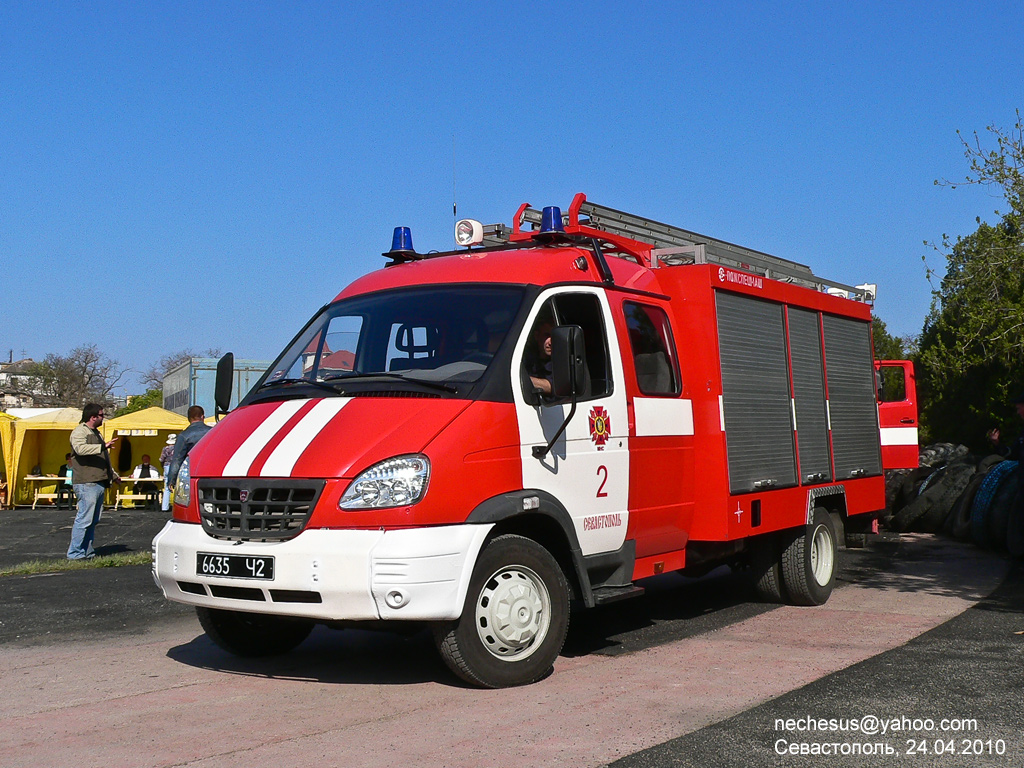 Севастополь, № 6635 Ч2 — ГАЗ-33104 "Валдай"