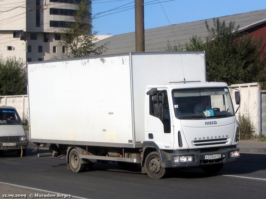 Ленинградская область, № Р 370 ЕР 47 — IVECO EuroCargo ('2002)