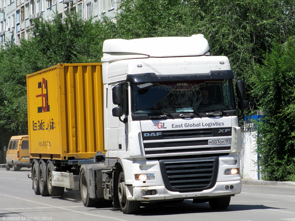 Москва, № М 507 ОУ 197 — DAF XF105 FT