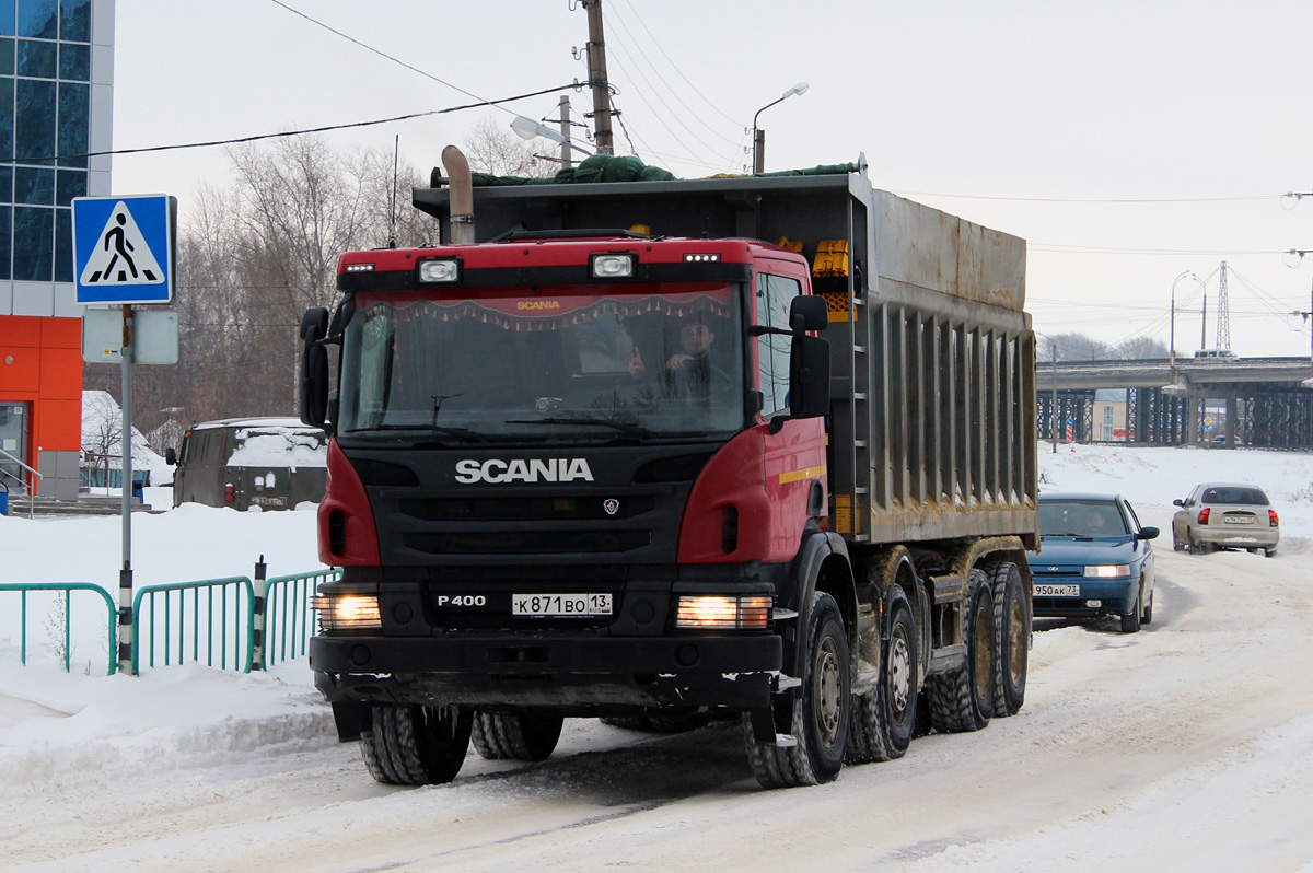 Мордовия, № К 871 ВО 13 — Scania ('2011) P400