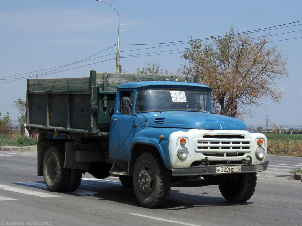 Волгоградская область, № Р 322 МВ 34 — ЗИЛ-495710