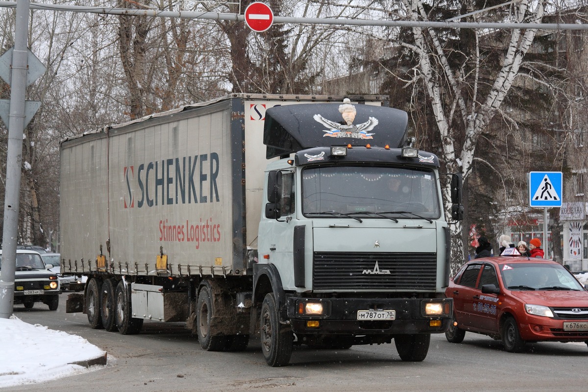 Томская область, № М 787 ОТ 70 — МАЗ-5432 (общая модель)