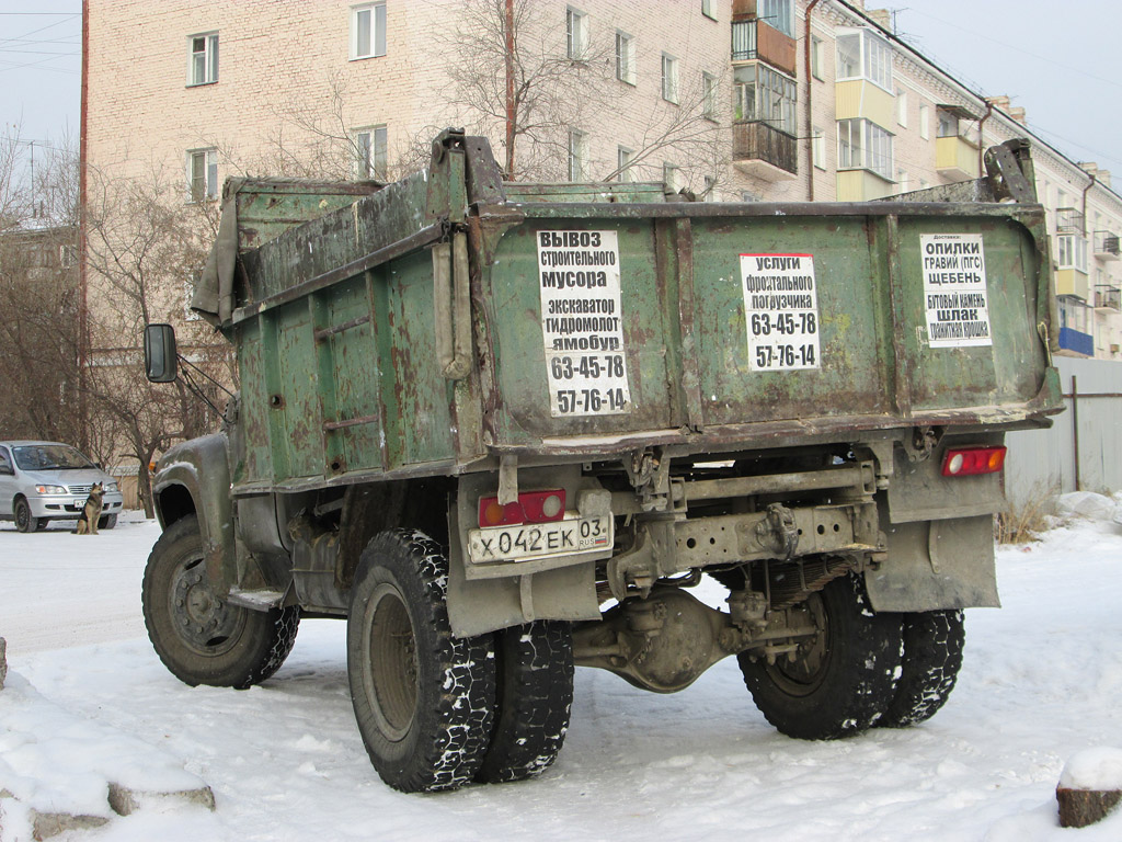 Бурятия, № Х 042 ЕК 03 — ЗИЛ-130 (общая модель)