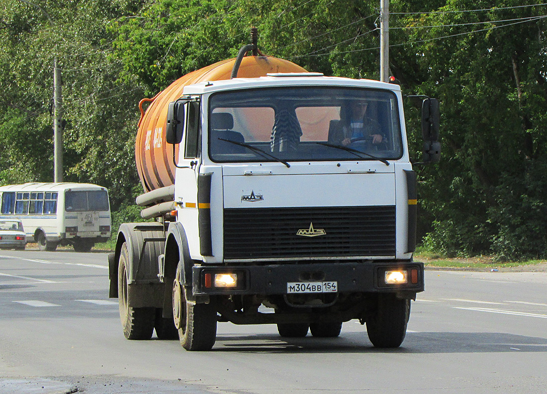 Новосибирская область, № М 304 ВВ 154 — МАЗ-533702