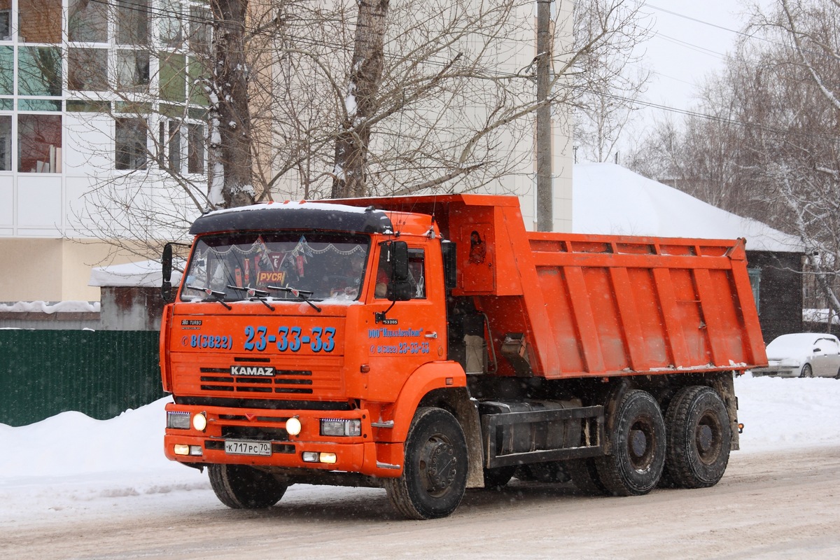 Томская область, № К 717 РС 70 — КамАЗ-6520 [652000]