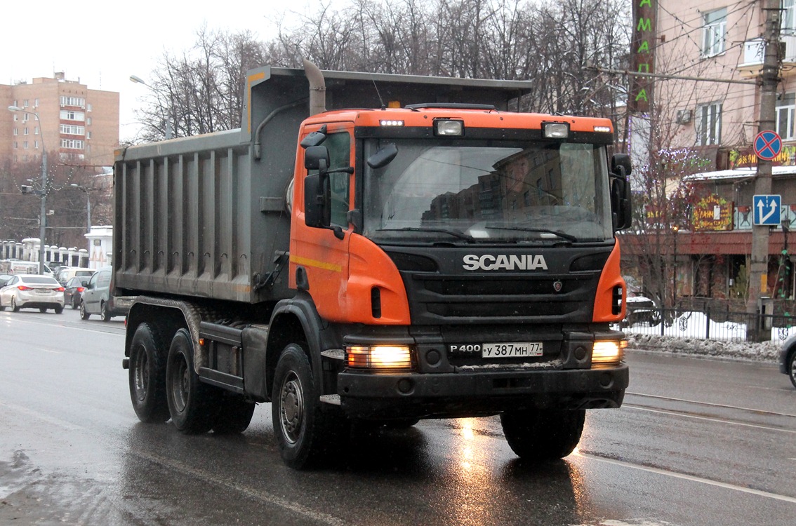 Москва, № У 387 МН 77 — Scania ('2011) P400