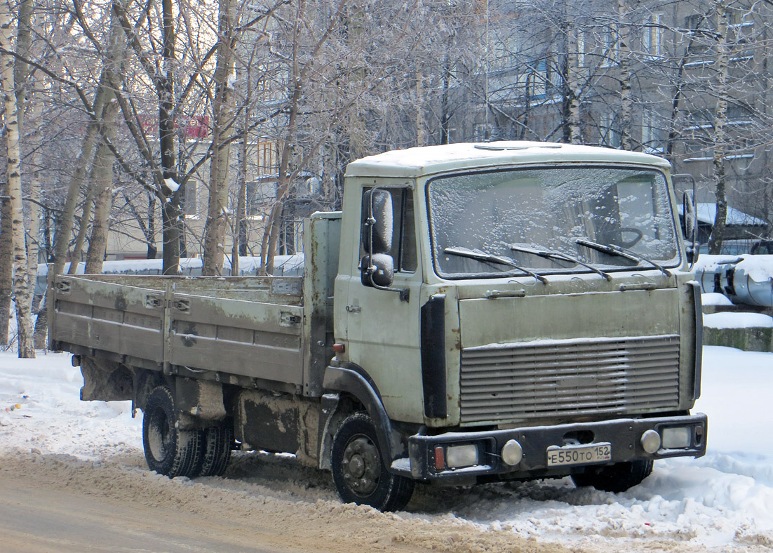 Нижегородская область, № Е 550 ТО 152 — МАЗ-437040 "Зубрёнок"