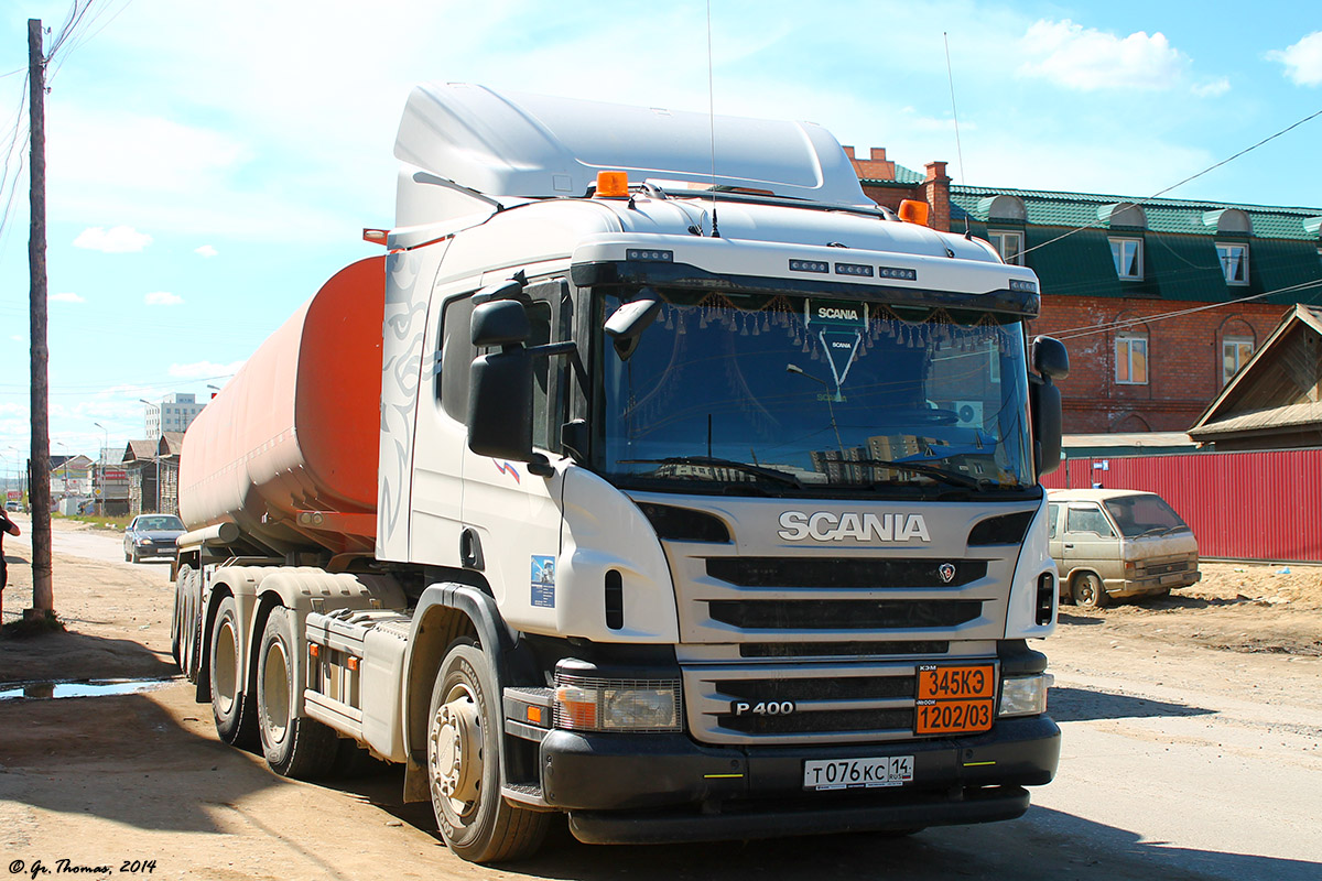 Саха (Якутия), № Т 076 КС 14 — Scania ('2011) P400