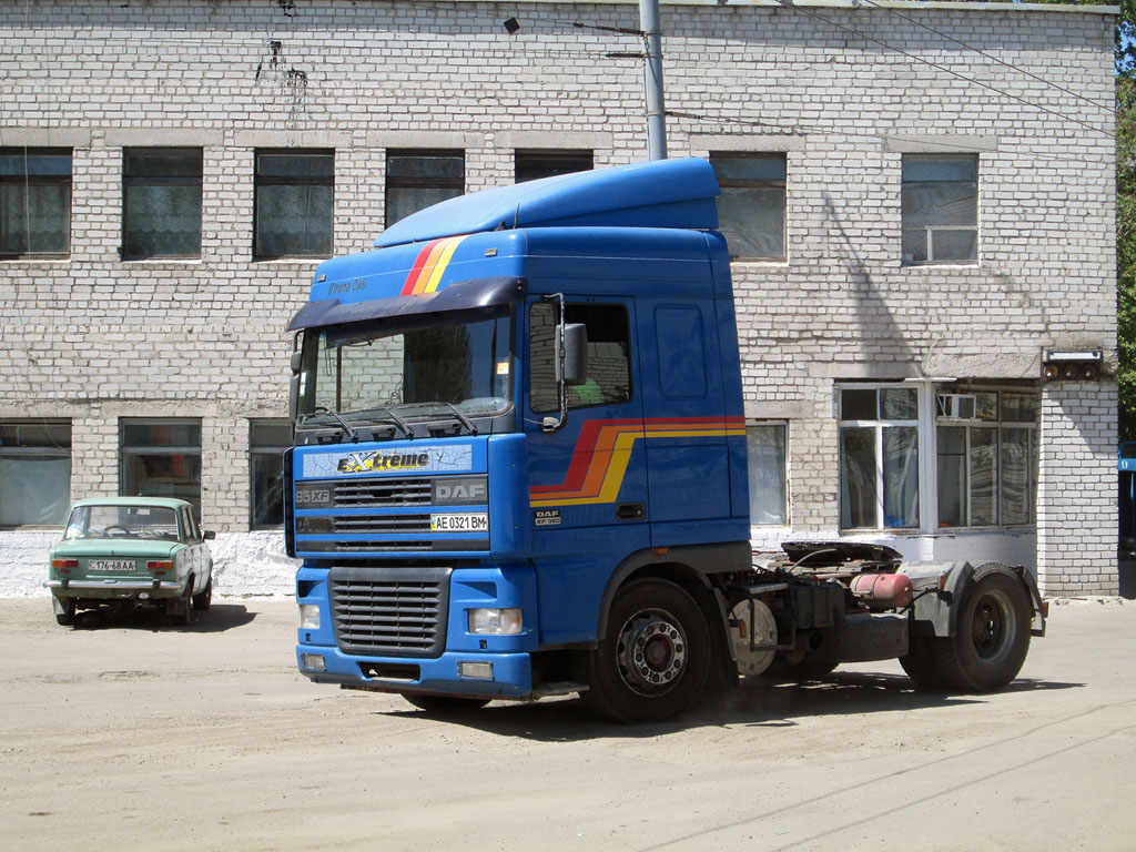 Днепропетровская область, № АЕ 0321 ВМ — DAF 95XF FT