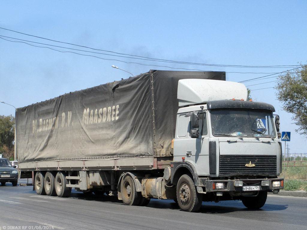 Волгоградская область, № А 848 ЕН 134 — МАЗ-543208