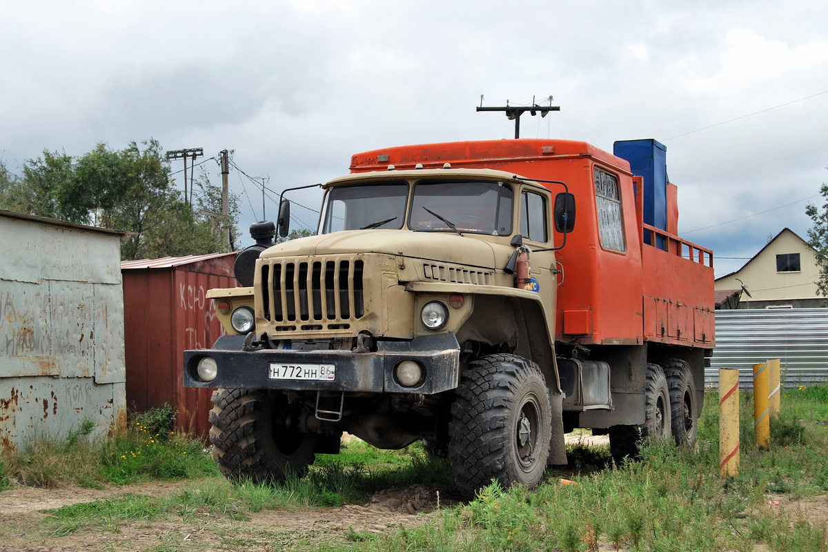 Ханты-Мансийский автоном.округ, № Н 772 НН 86 — Урал-4320 (общая модель)