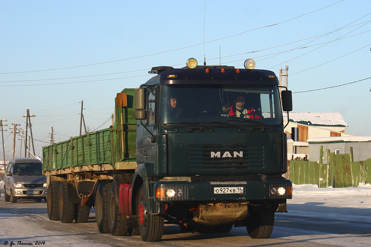 Саха (Якутия), № О 927 КВ 14 — MAN F2000 26.414