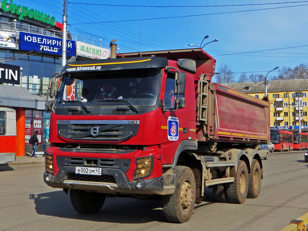 Кировская область, № В 002 ОМ 43 — Volvo ('2010) FMX.440 [X9P]