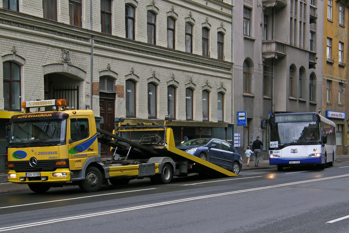 Латвия, № GN-9188 — Mercedes-Benz Atego (общ.м)