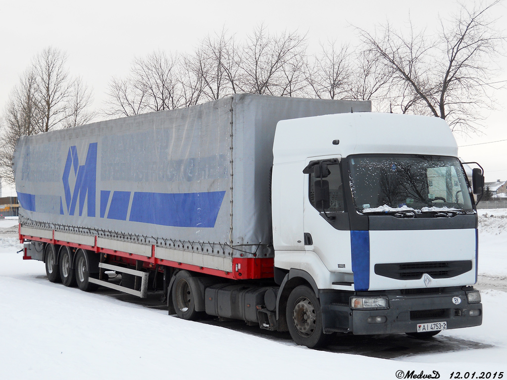 Витебская область, № АІ 4753-2 — Renault Premium ('1996)