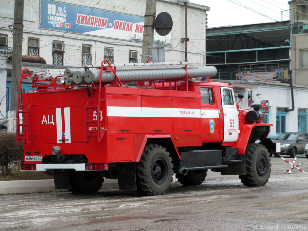 Волгоградская область, № М 349 АО 34 — Урал-43206-41