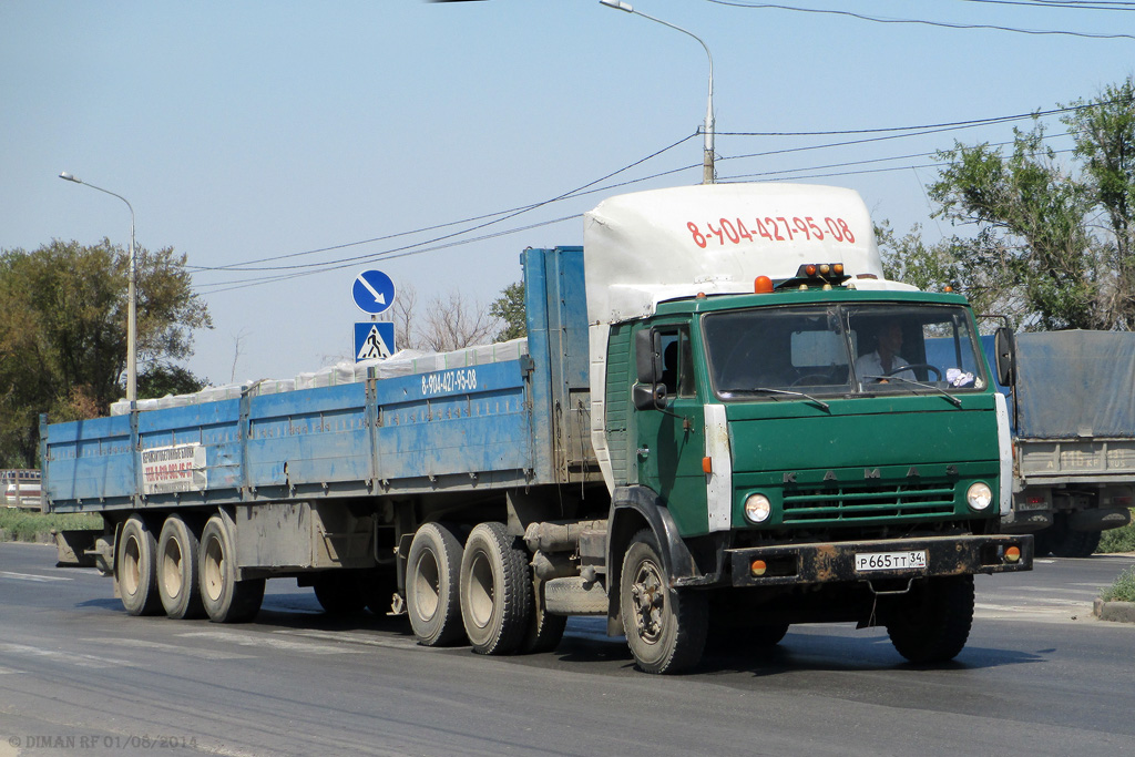 Волгоградская область, № Р 665 ТТ 34 — КамАЗ-5410