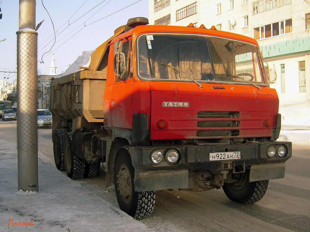 Тюменская область, № Н 922 АН 72 — Tatra 815 S1 A