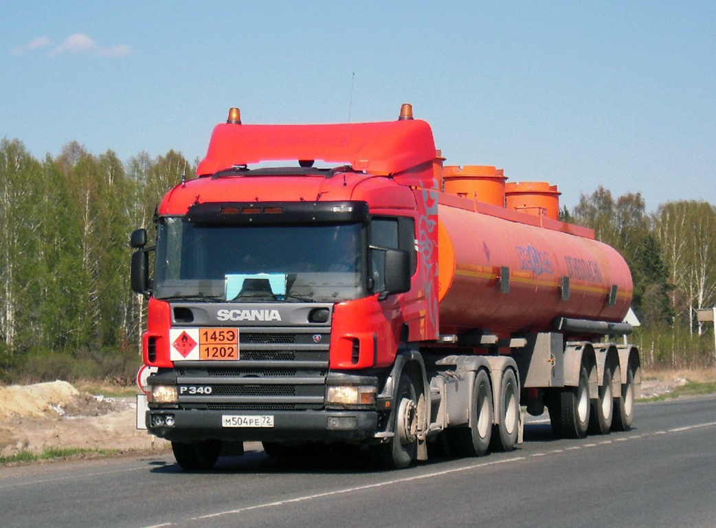 Тюменская область, № М 504 РЕ 72 — Scania ('1996) P340