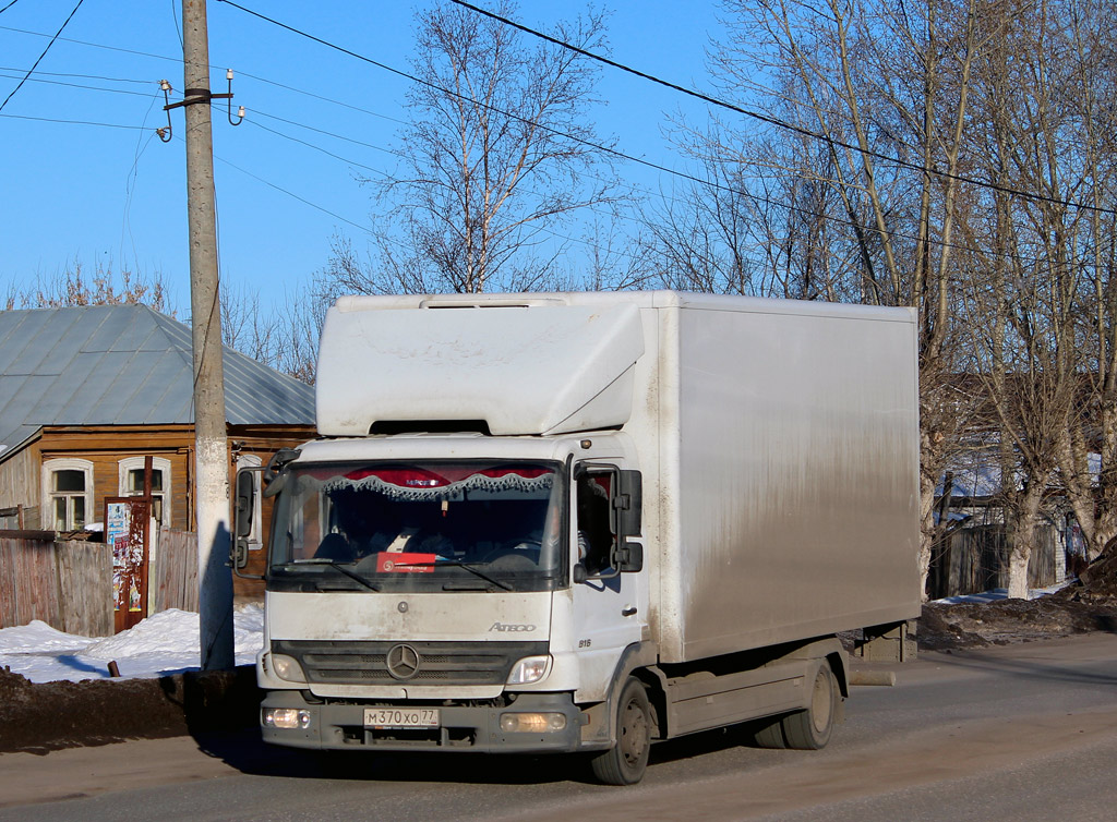 Москва, № М 370 ХО 77 — Mercedes-Benz Atego 815